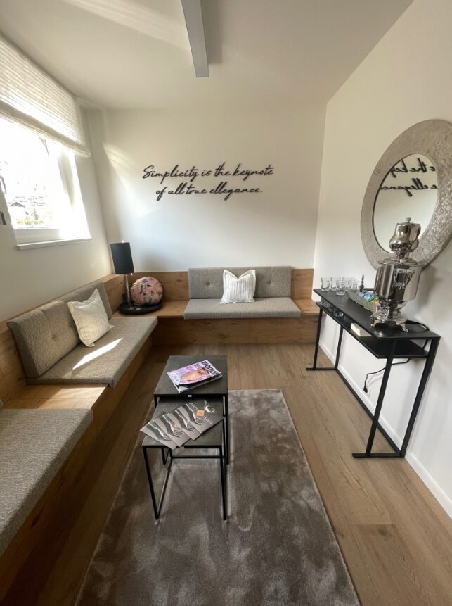 Wartebereich im Institut Beautylagune PREMIUM